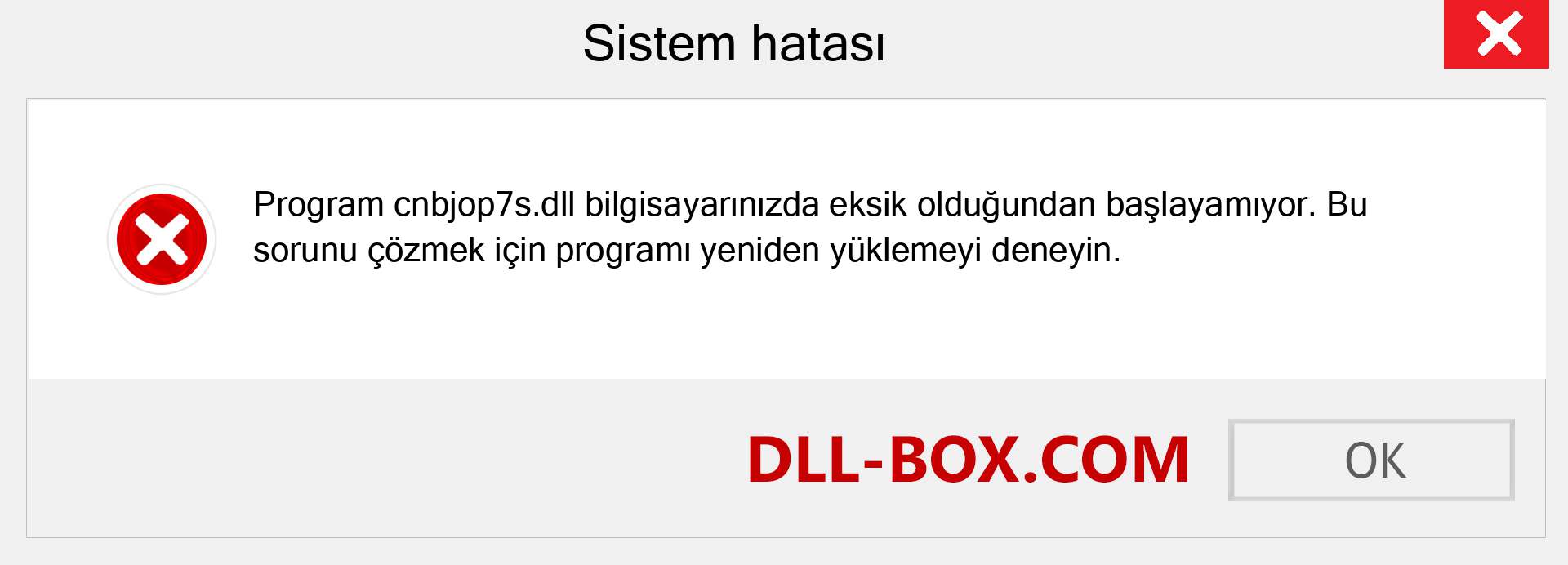 cnbjop7s.dll dosyası eksik mi? Windows 7, 8, 10 için İndirin - Windows'ta cnbjop7s dll Eksik Hatasını Düzeltin, fotoğraflar, resimler